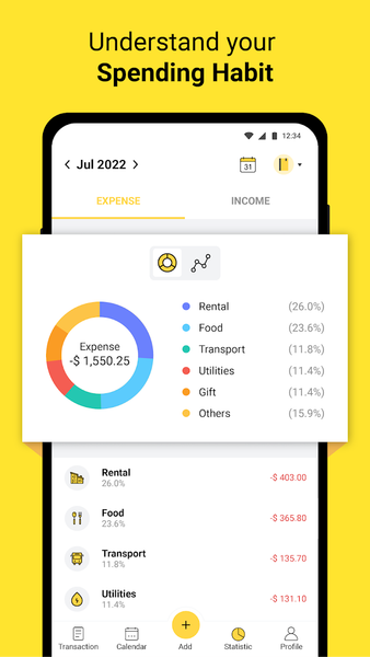 Money Ledger : Expense Tracker - عکس برنامه موبایلی اندروید