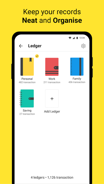 Money Ledger : Expense Tracker - عکس برنامه موبایلی اندروید