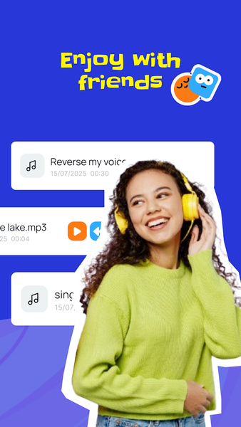 Reverse Singing Challenge Fun - Image screenshot of android app