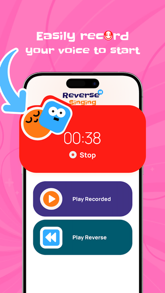 Reverse Singing Challenge Fun - Image screenshot of android app