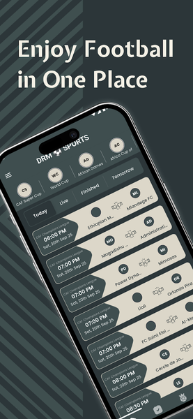 DRM Football Sports - Image screenshot of android app
