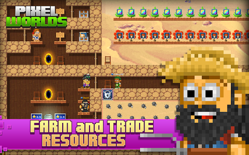 Pixel Worlds: MMO Sandbox - عکس بازی موبایلی اندروید