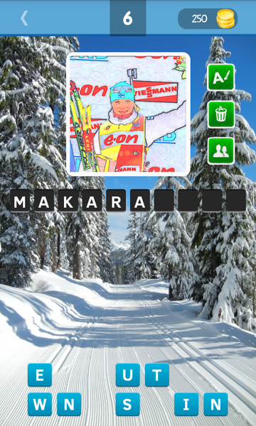 Guess the biathlete 2020/2021 - Gameplay image of android game