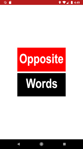 Opposite Words List  [Common words] - Image screenshot of android app