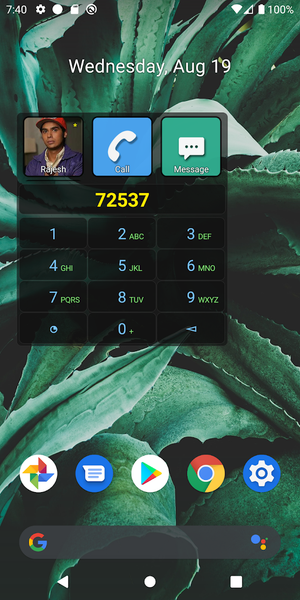 Dialer Widget - Image screenshot of android app
