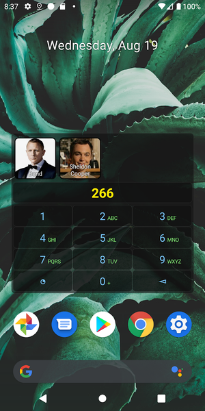 Dialer Widget - Image screenshot of android app