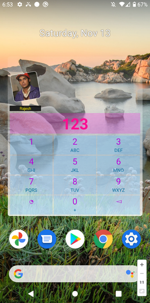 Dialer Widget - Image screenshot of android app