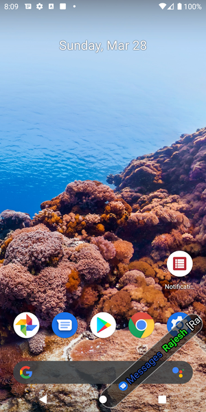 Noticker - Notification Ticker - عکس برنامه موبایلی اندروید