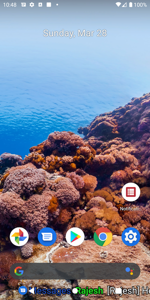 Noticker - Notification Ticker - عکس برنامه موبایلی اندروید