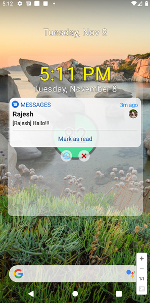 Notification Widget - عکس برنامه موبایلی اندروید