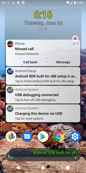 Notification Widget - عکس برنامه موبایلی اندروید