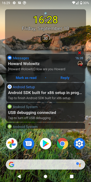 Notification Widget - عکس برنامه موبایلی اندروید