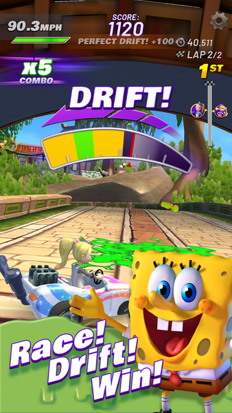 Nickelodeon Kart Racers - Gameplay image of android game