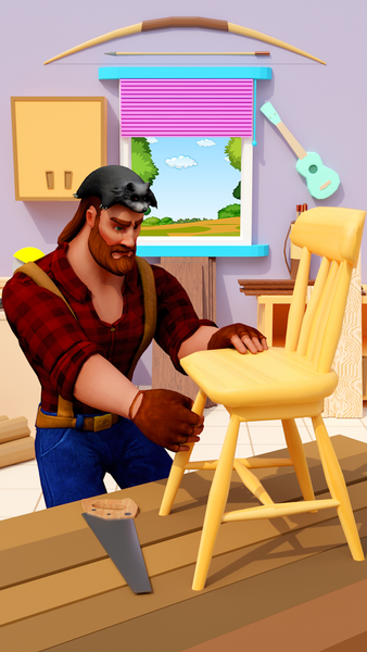Carpenter Furniture Repair Sim - عکس بازی موبایلی اندروید