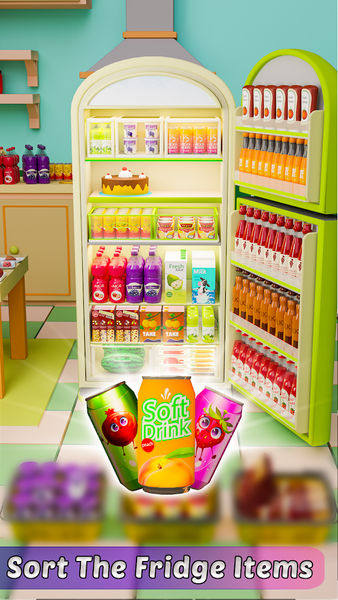 Fill the Fridge 3D - عکس بازی موبایلی اندروید