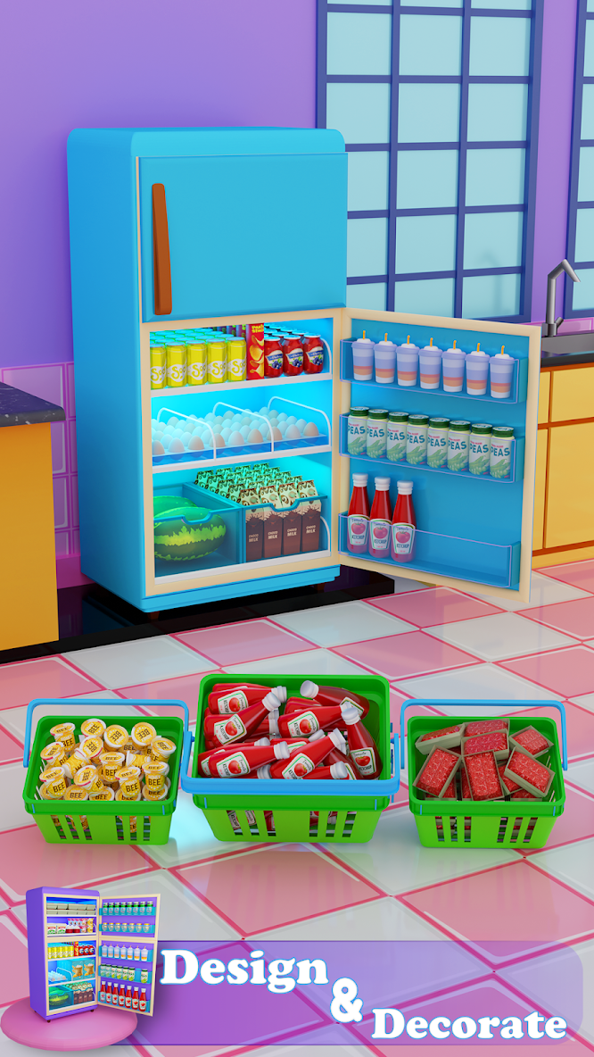 بازی Fill The Fridge Organizer Game - دانلود | بازار