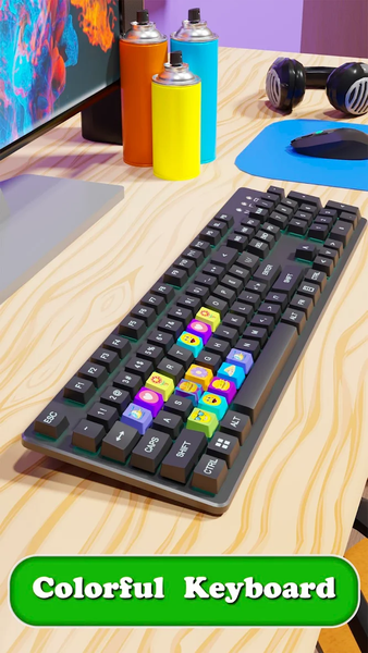 Keyboard Art Painting ASMR - Image screenshot of android app