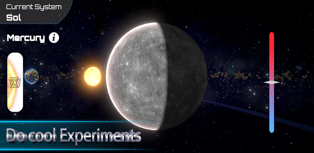 Universe Space Simulator ۳D - عکس بازی موبایلی اندروید