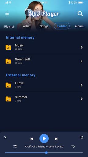 Music player – Mp۳ player - عکس برنامه موبایلی اندروید