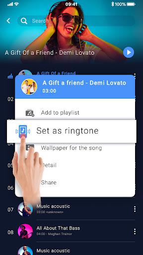 Music player – Mp۳ player - عکس برنامه موبایلی اندروید