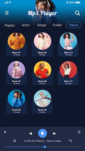 Music player – Mp۳ player - عکس برنامه موبایلی اندروید