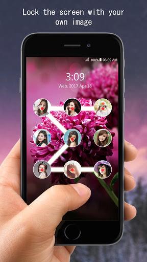 Lock screen pattern photo - Image screenshot of android app