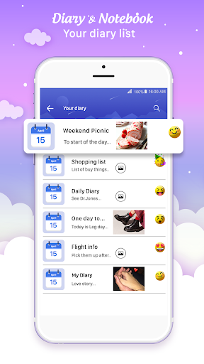 Diary & notes - Image screenshot of android app
