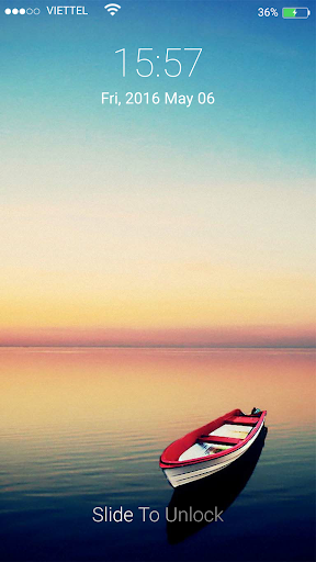 Keypad lock screen - Image screenshot of android app