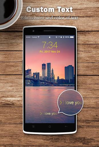 Keypad lock screen - Image screenshot of android app