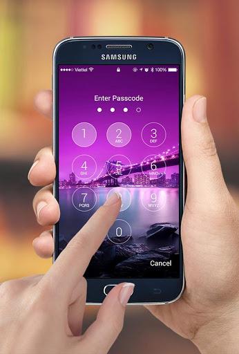 Keypad lock screen - Image screenshot of android app