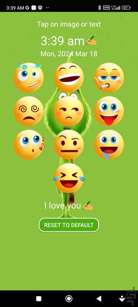 قفل صفحه ایجمویی - Image screenshot of android app