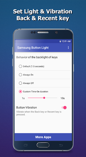 Galaxy Button Light & Vibration - عکس برنامه موبایلی اندروید