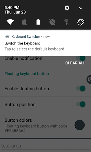 Keyboard Switcher - عکس برنامه موبایلی اندروید