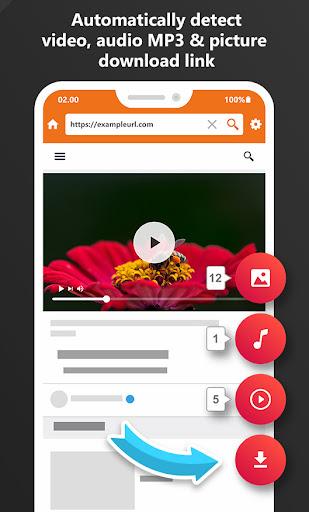 Video Downloader VPN Browser - عکس برنامه موبایلی اندروید