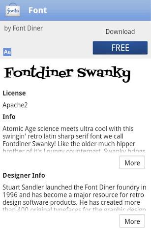 Font Vending - Image screenshot of android app