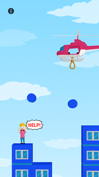 Help copter! - rescue puzzle - عکس بازی موبایلی اندروید