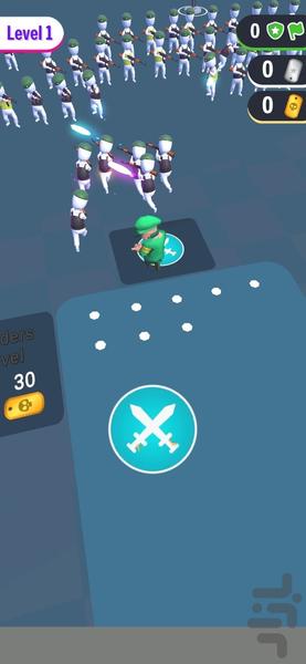 بازی سربازان جنگجو - Gameplay image of android game