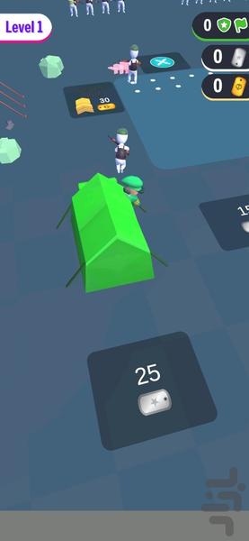 بازی سربازان جنگجو - Gameplay image of android game