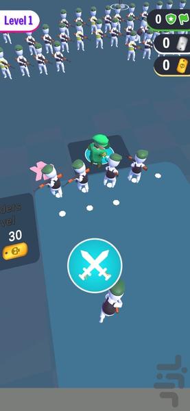 بازی سربازان جنگجو - Gameplay image of android game
