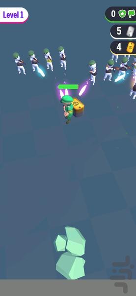 بازی سربازان جنگجو - Gameplay image of android game