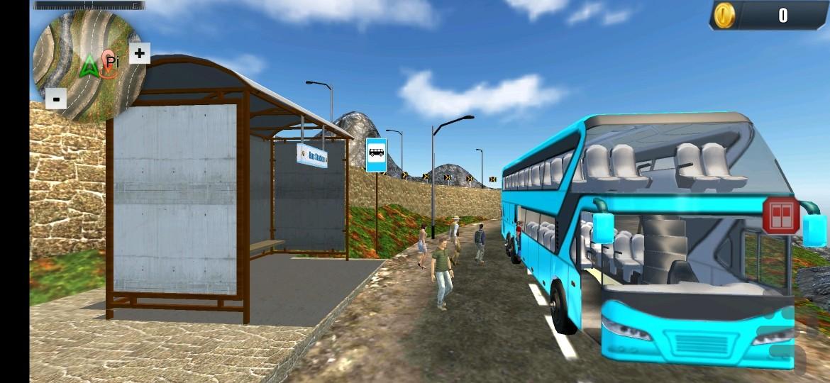 راننده اتوبوس شو - Gameplay image of android game