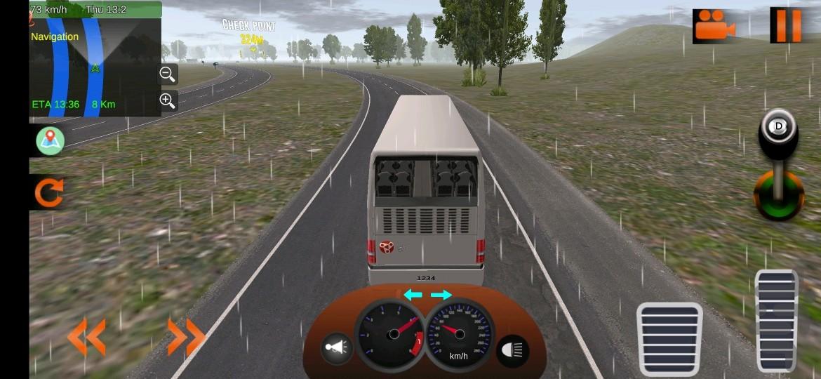 راننده اتوبوس شو - Gameplay image of android game