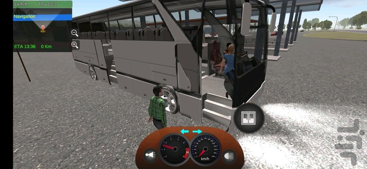 راننده اتوبوس شو - Gameplay image of android game
