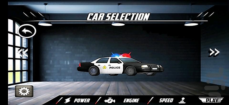 بازی ماشین پلیس ، بازی جدید ماشینی - Gameplay image of android game