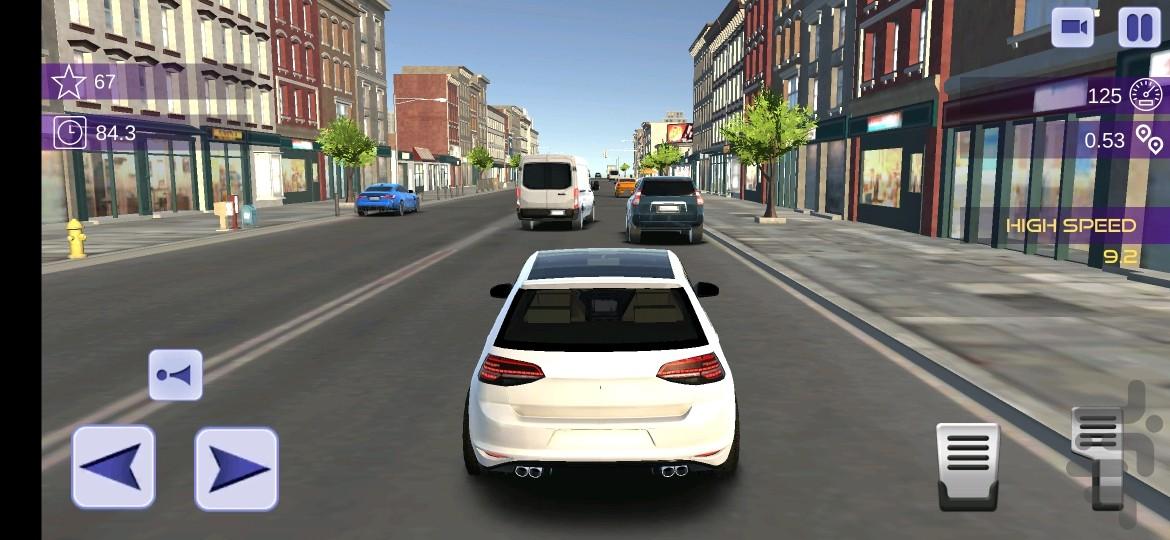 ماشین و اتوبوس ، ماشین بازی - Gameplay image of android game