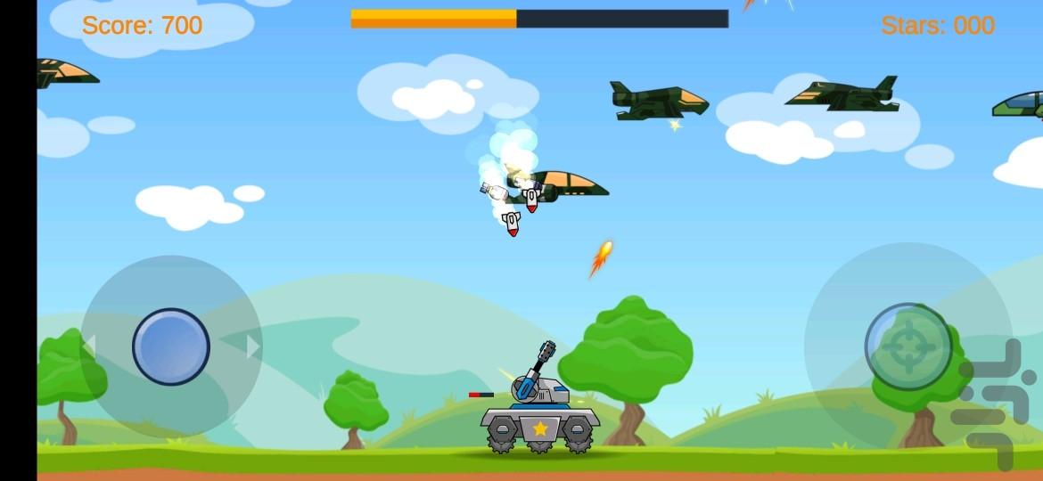 بازی تانک جنگی - Gameplay image of android game