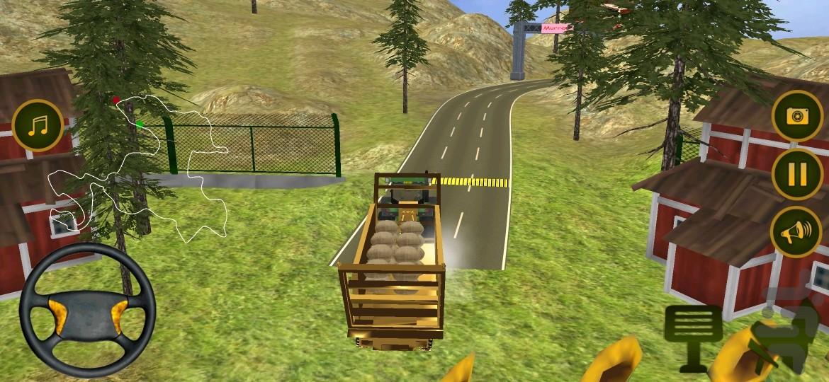 تراکتور کشاورزی - Gameplay image of android game