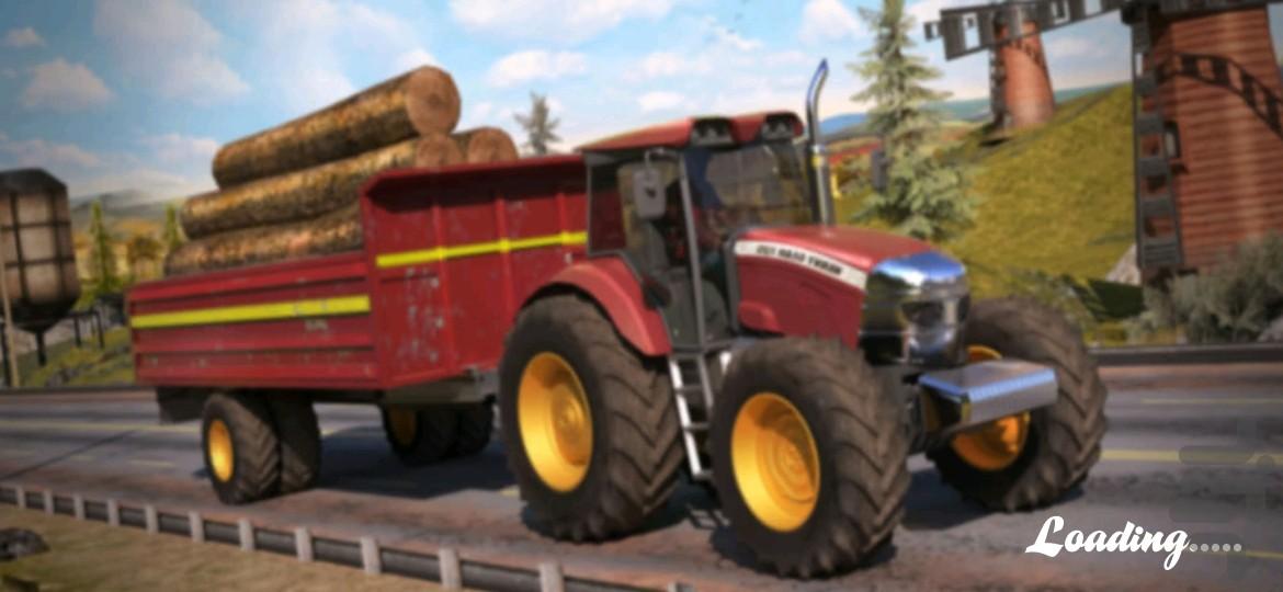 تراکتور کشاورزی - Gameplay image of android game