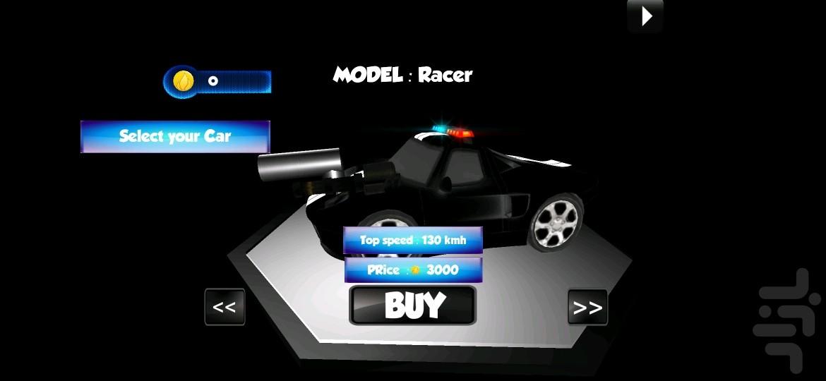 جنگ ماشین پلیس و دزد - Gameplay image of android game