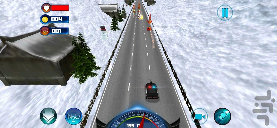 جنگ ماشین پلیس و دزد - Gameplay image of android game